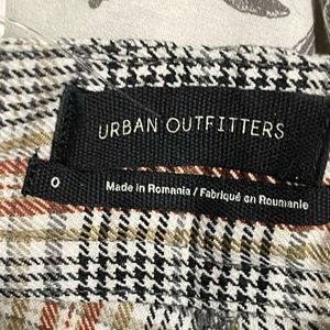 Size 0 Urban Outfitters plaid pants NWT